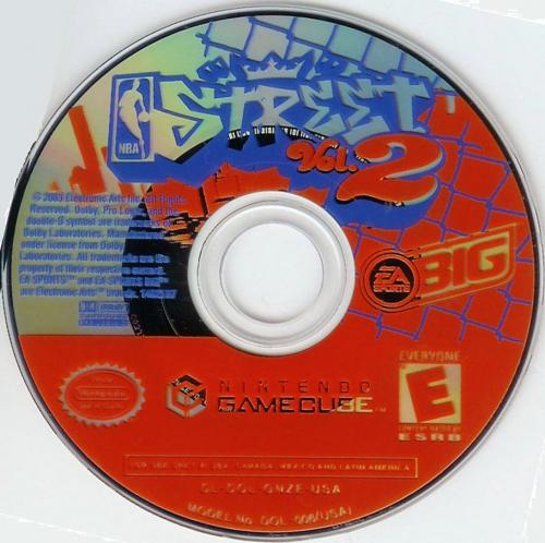 NBA Street Vol 2 Disc Scan - Click for full size image